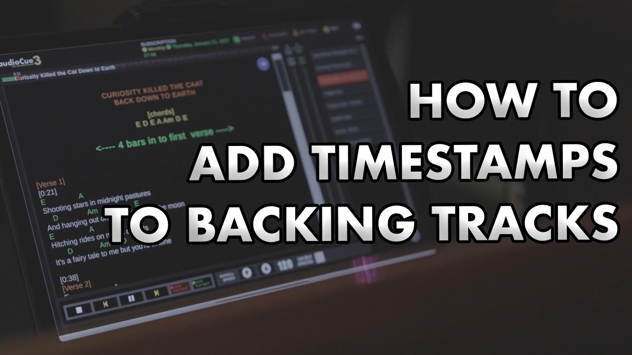 Adding Timestamps to Lyrics in audioCue