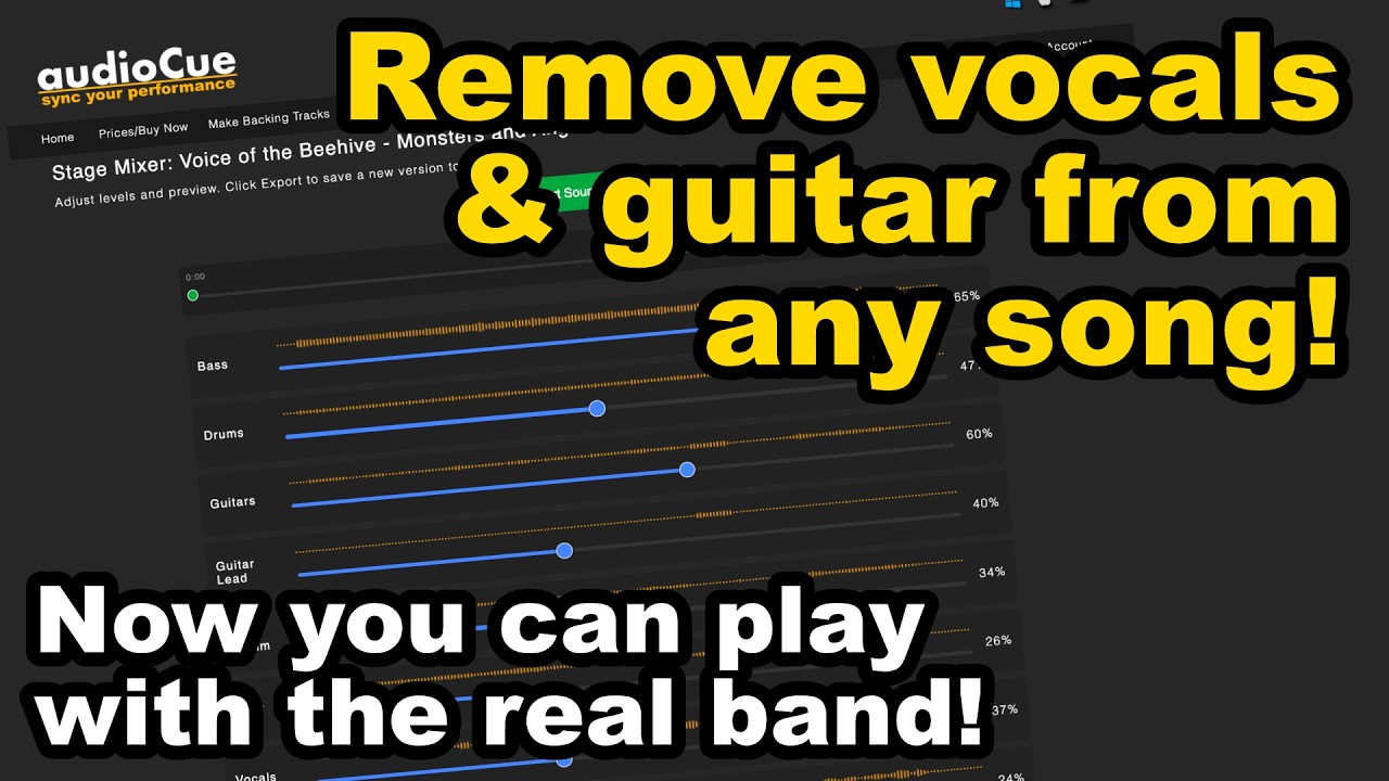 Remove Vocals & Guitar From ANY Song (Keep The Band)